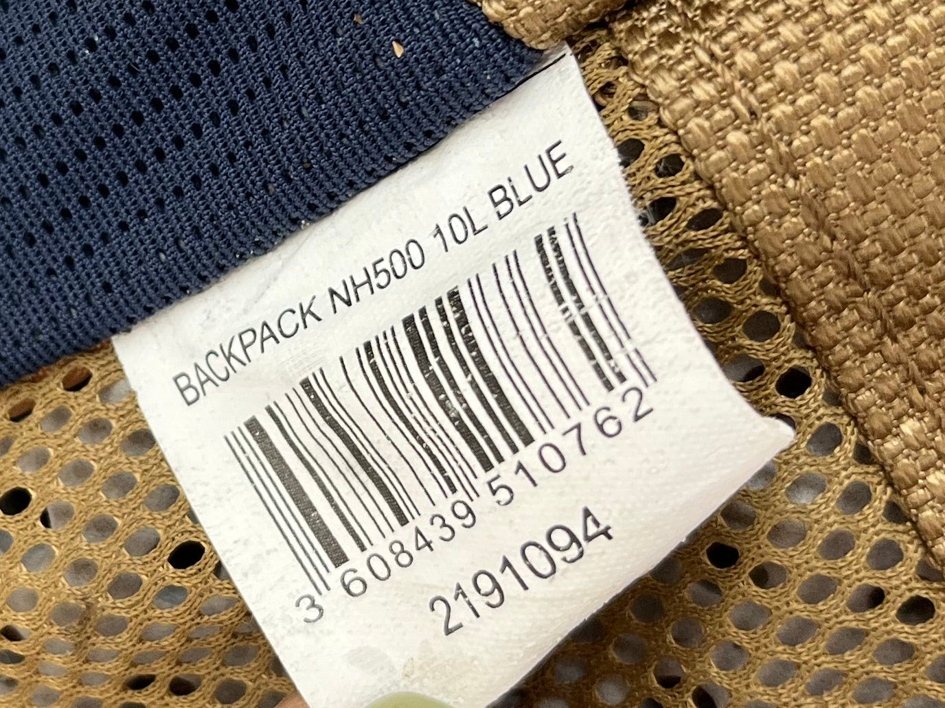 Quechua 10L Blue Hiking Backpack (Pre-Loved)