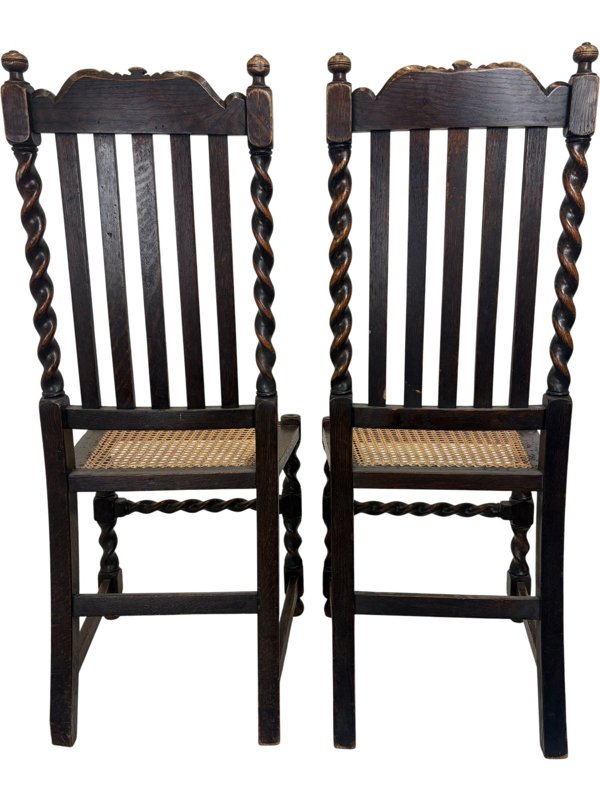 Antique Chairs Set Cane Twist Design (Pre-Loved)