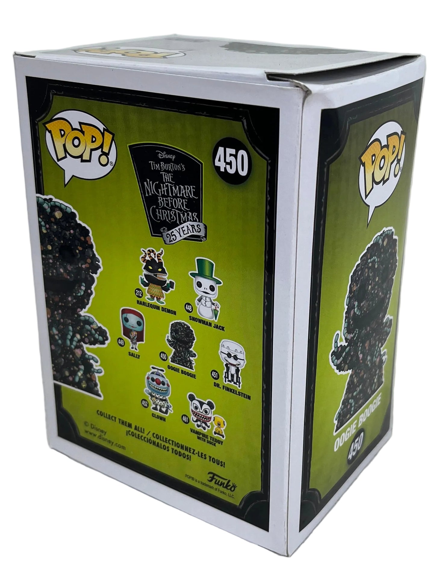 Funko POP! Disney Tim Burton's The Nightmare Before Christmas 25 Years Oogie Boogie 450 Figure (Pre-Loved)