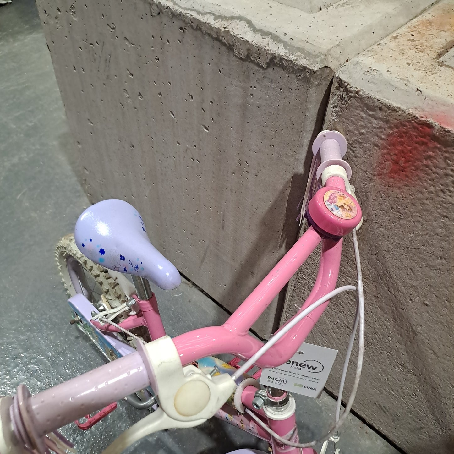 Serviced Disney Princess Bike Pink and Purple (14")