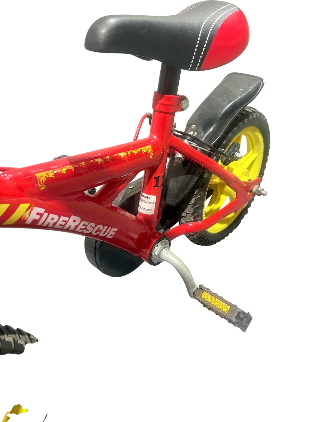 Serviced Fire Rescue Kids Bike 12" (Pre-Loved)