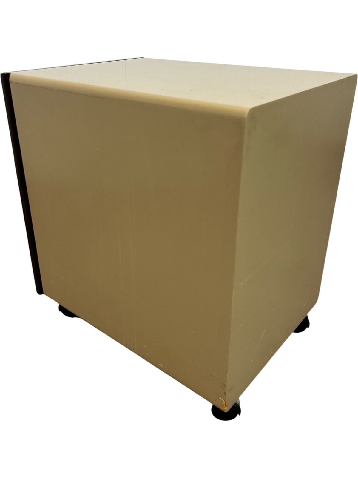Metal 2 Drawer Mobile Filing Cabinet with Wheels (Pre-Loved)