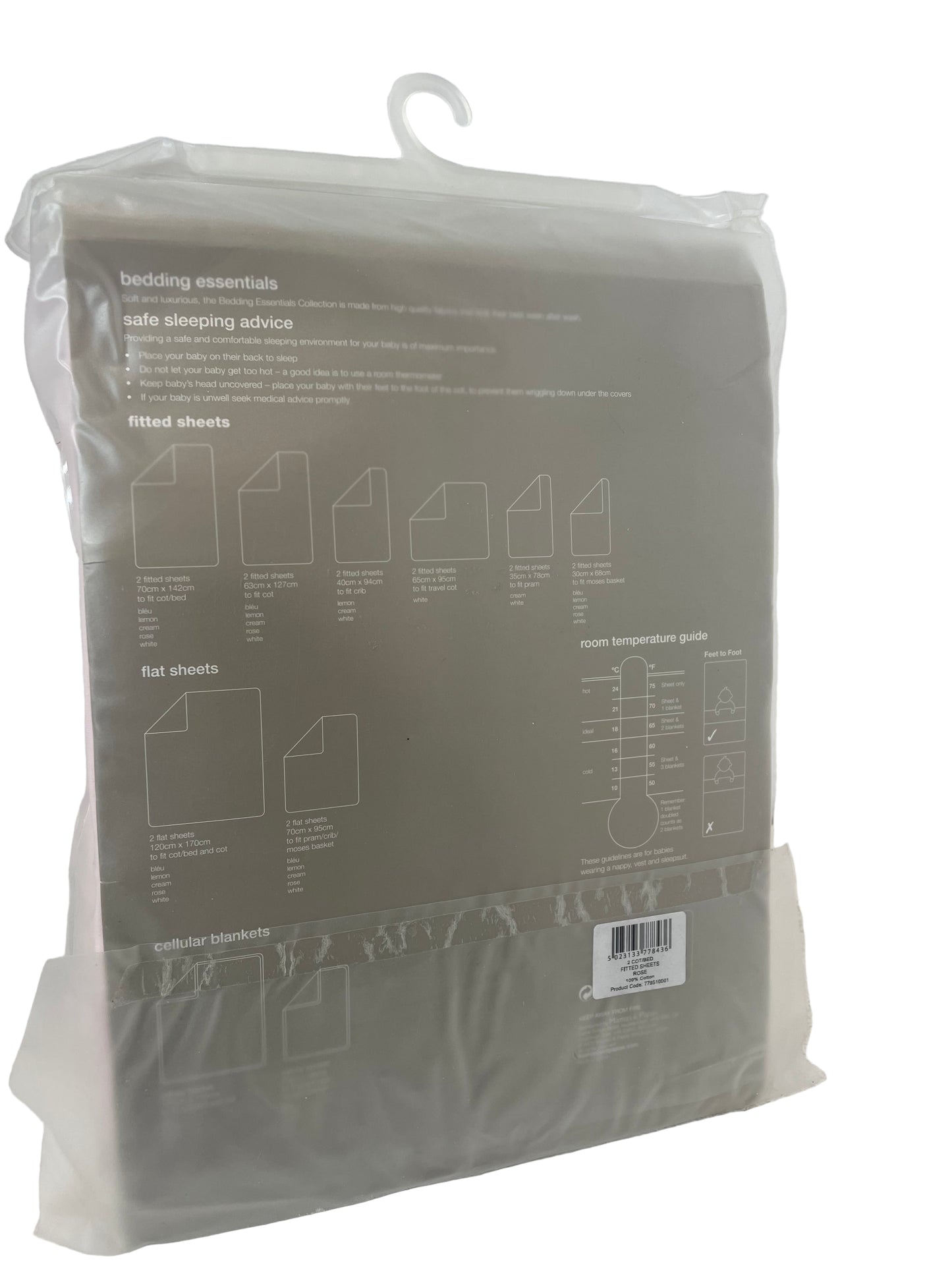 Mamas And Papas Fitted Cot Sheets (New)