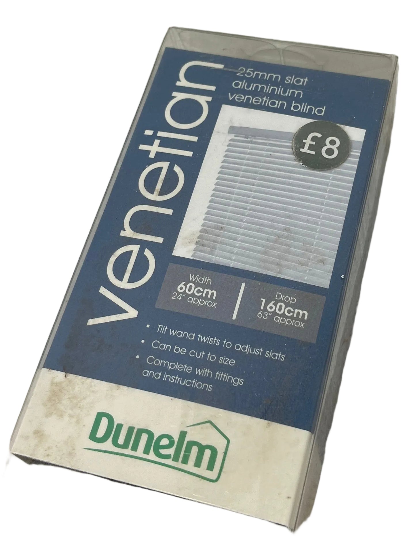 Black Aluminium Venetian Blinds (New)