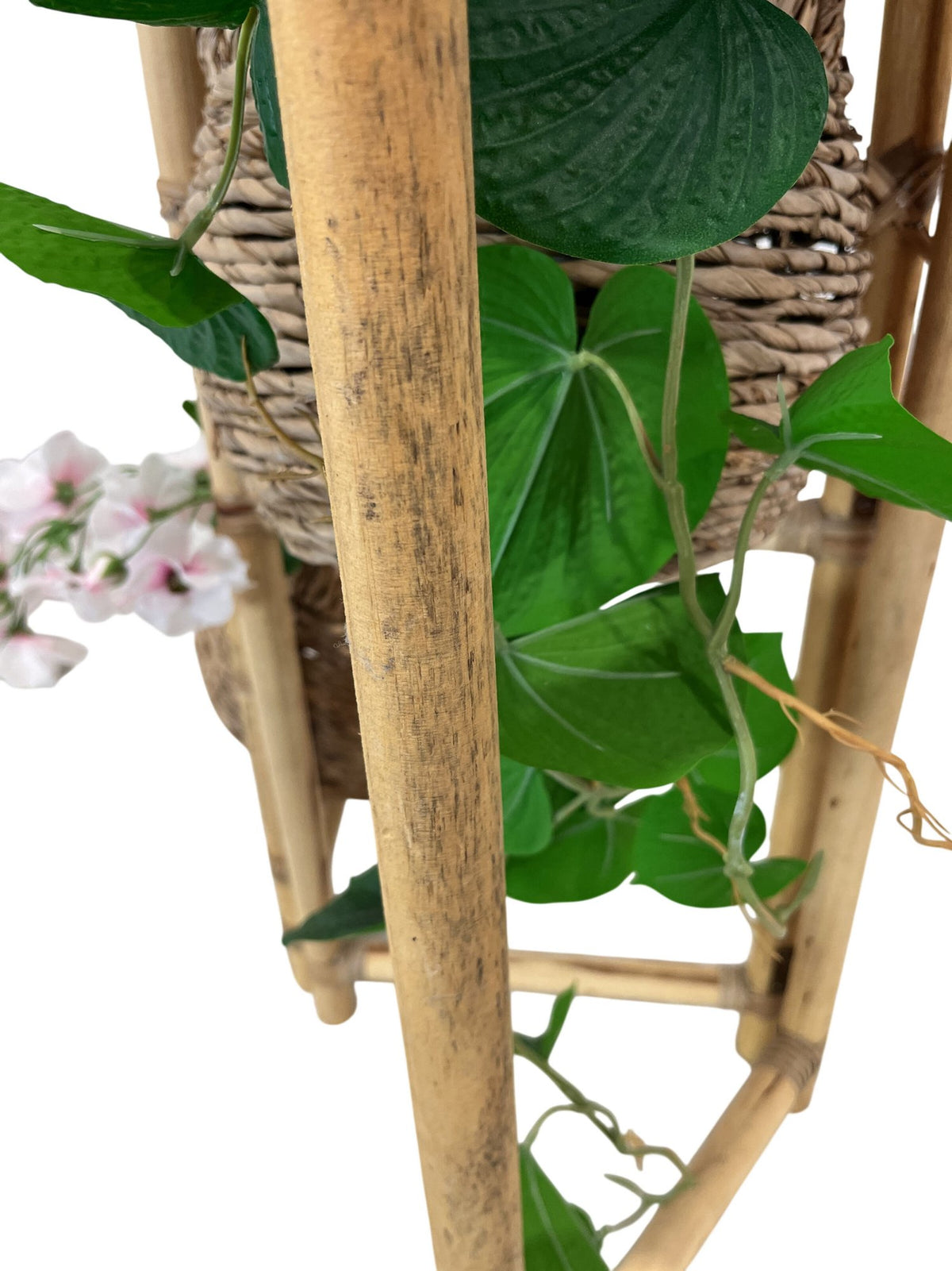 Tiered Bamboo Plant Stand Woven Baskets (Pre-Loved)