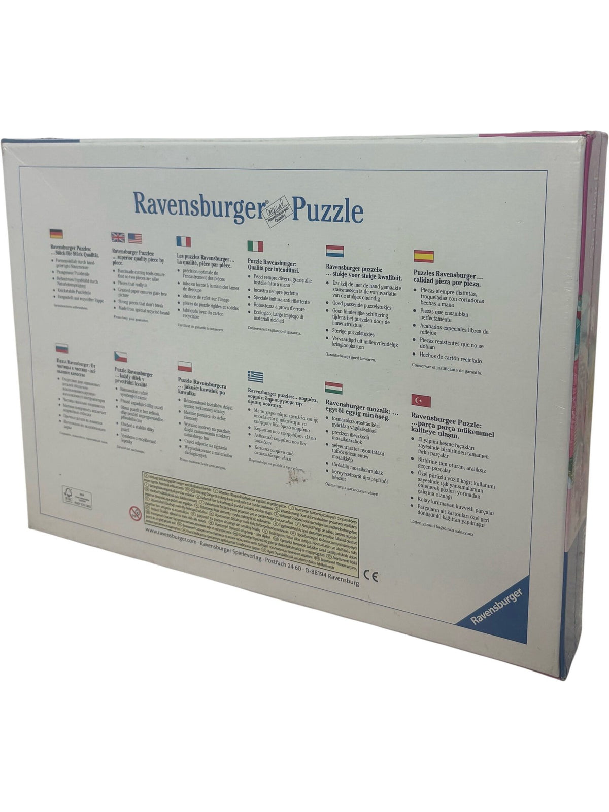 Disney Princess Bumper Puzzle Pack Ravensburger 4x100 Pieces (Unused)