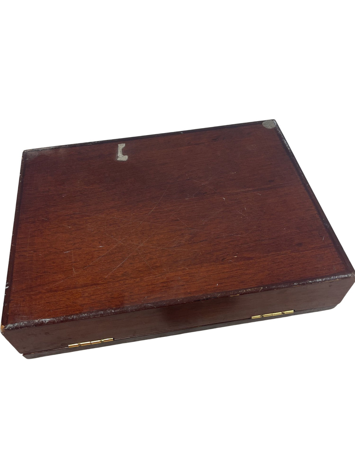 Vintage Brass Fish Design Wooden BoX (Pre-Loved)
