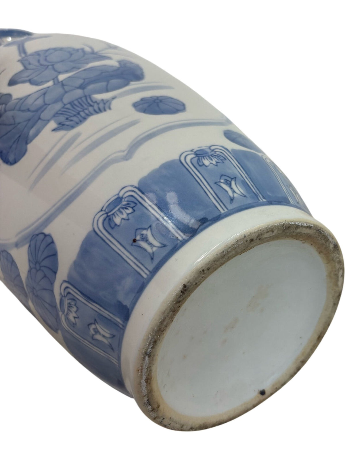 Chinese Blue White Vase Floral Pattern (Pre-Loved)