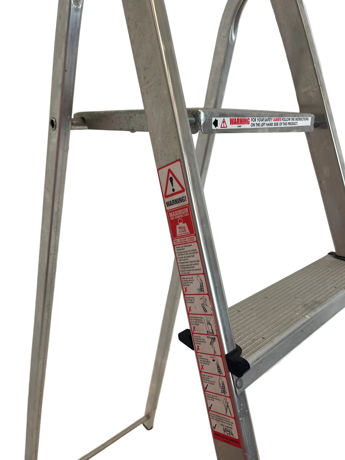 5-Step Metal Domestic Platform Step Ladder (Pre-Loved)