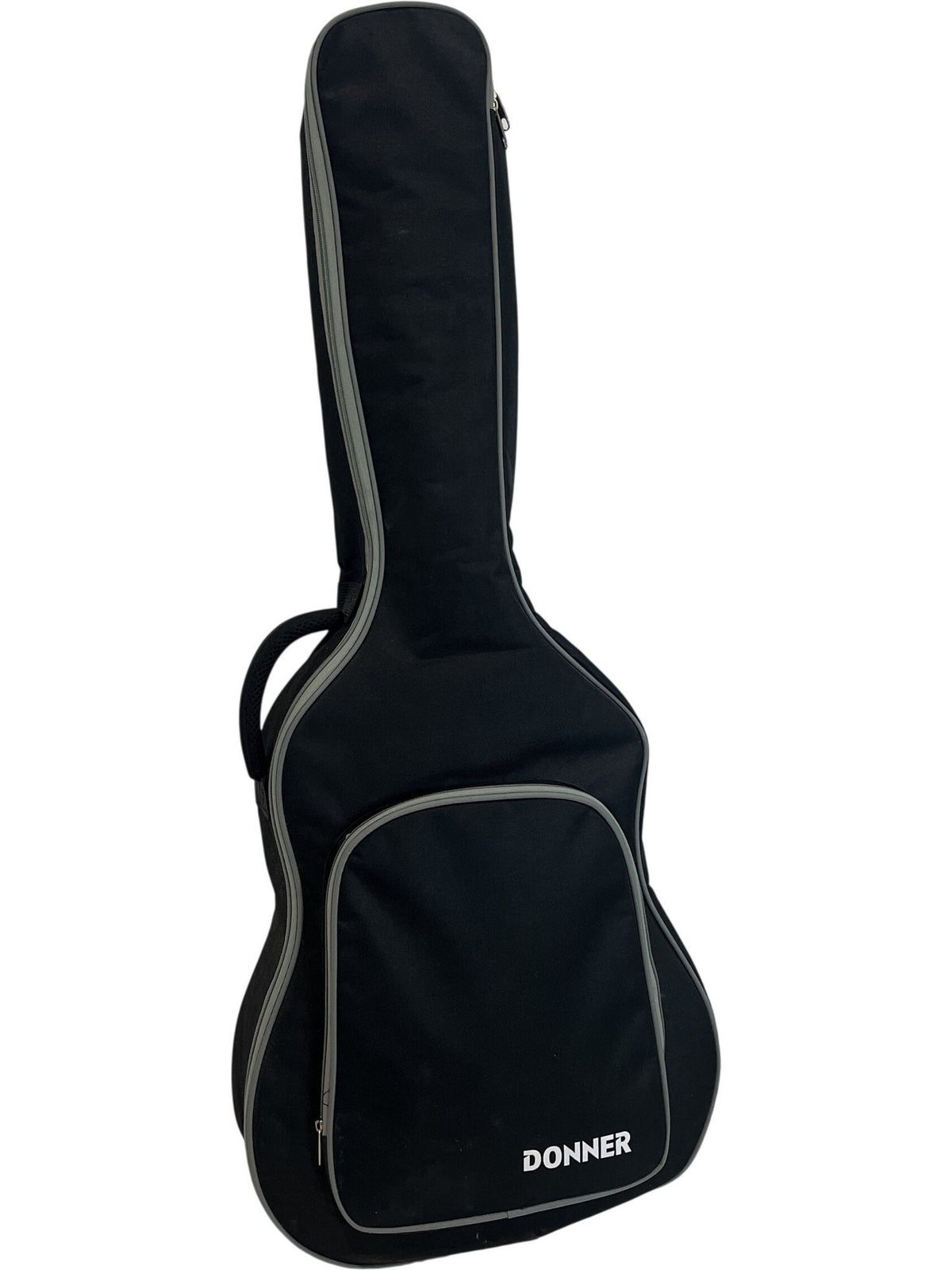 Donner DAG-1CB Matte Black Acoustic Guitar With Strap And Bag (Unused)