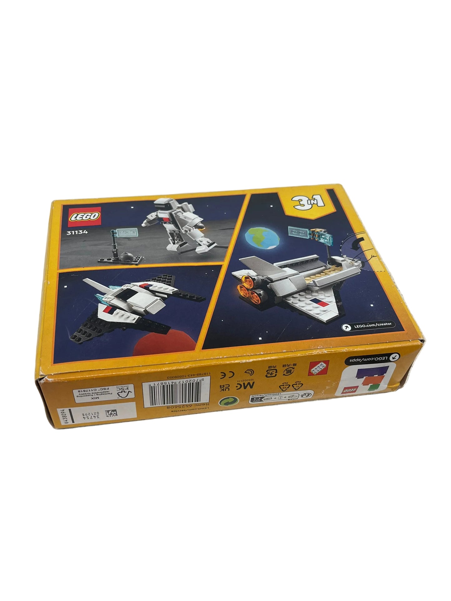 Lego Creator #31134 3-in-1 Space Shuttle (Unused)
