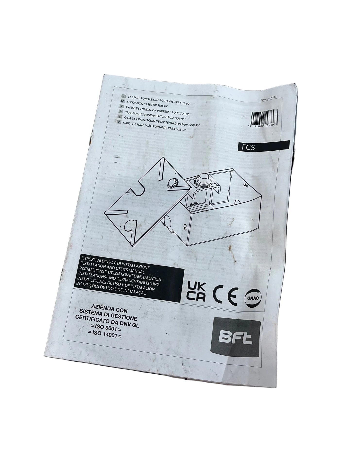 BFT Automation Foundation Case For Sub 90 Degrees (New)