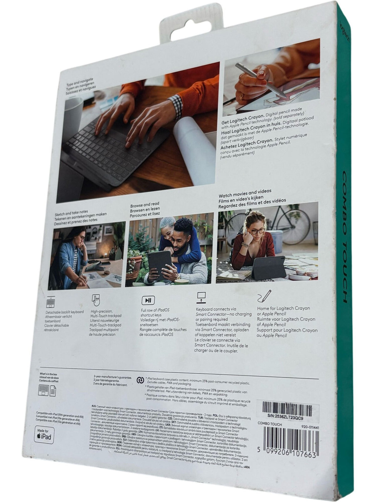 Logitech Combo Touch Keyboard Case for iPad 10th Generation (Pre Loved)