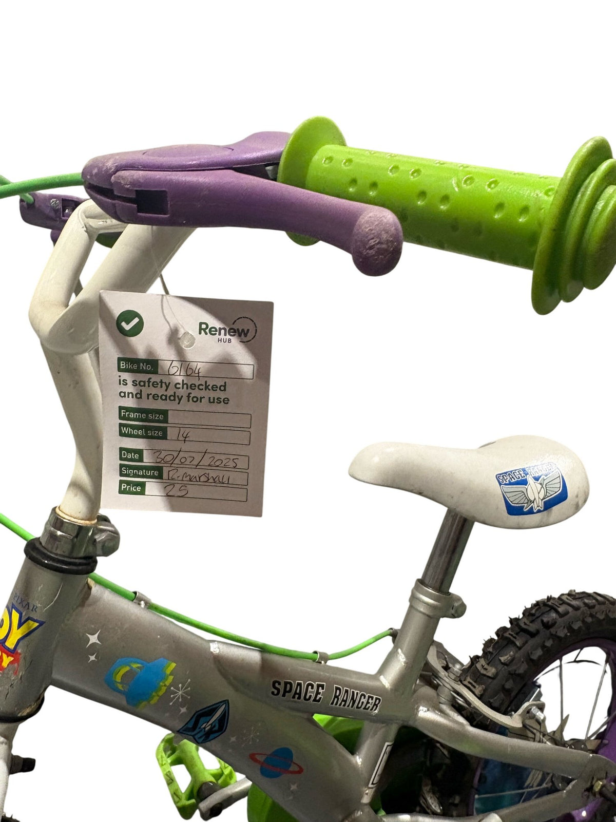 Serviced Space Ranger Kids Bike 14" (Pre-Loved)