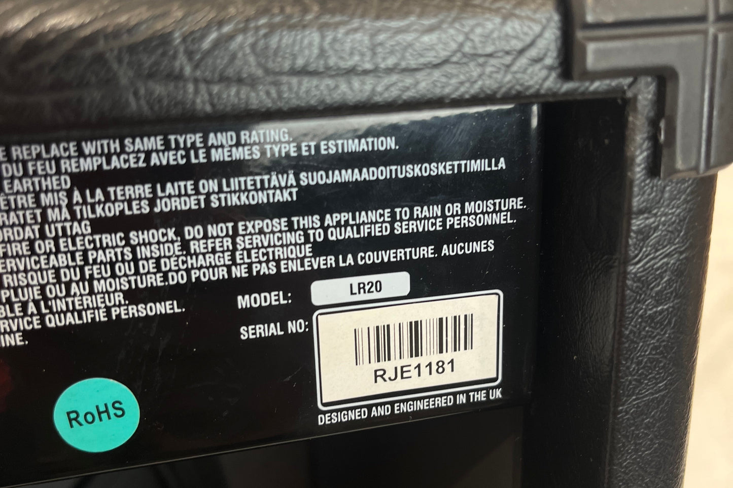 Laney Linebacker LR20 Modelling Amplifier (Pre-Loved)