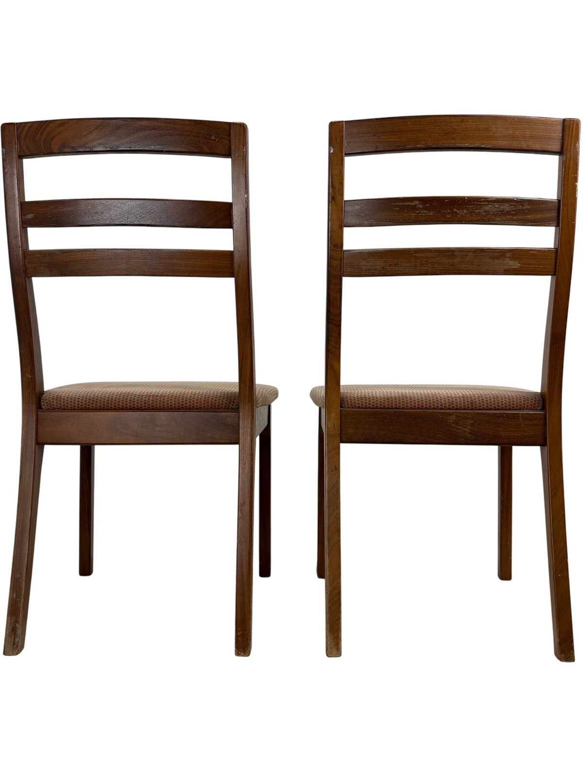 Vintage Wooden Dining Chairs Mid Century Set of 2 (Pre-Loved)