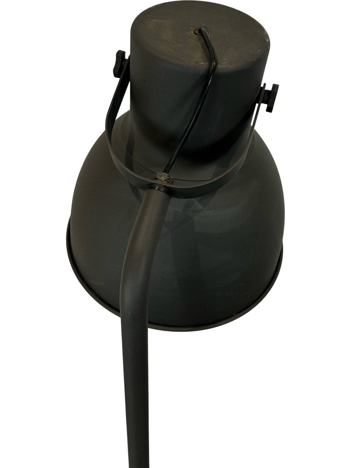 Black Metal Adjustable Floor Lamp Industrial Reading Light Modern (Pre-Loved)