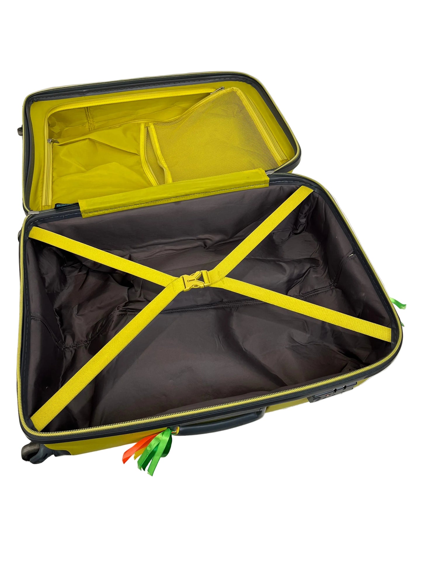 Lime Green Yellow Tripp 4-Wheel Suitcase (Pre-Loved)