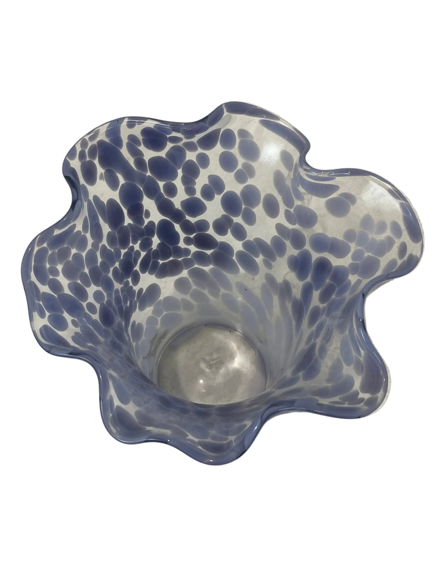 Glass Patterned Medium Sized Vase (Pre-Loved)