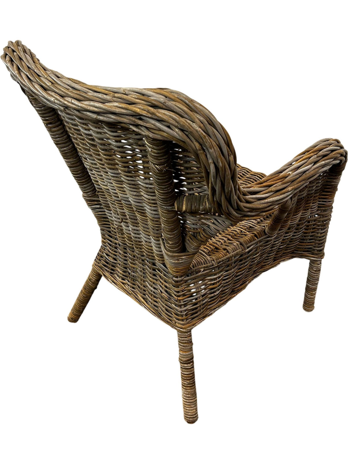 Rattan Armchair Natural Finish (Pre-Loved)
