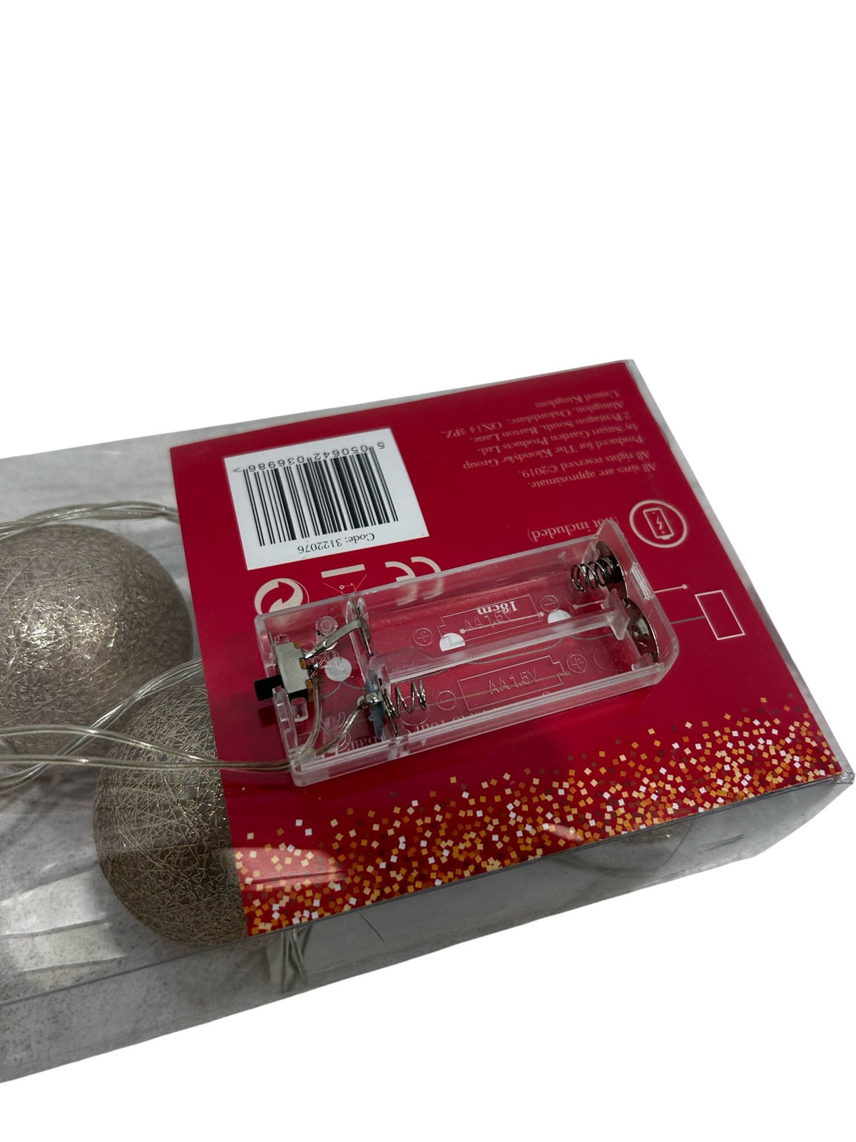 The Natural Tree Company Warm White Glo-Globe String Lights x10 (New)