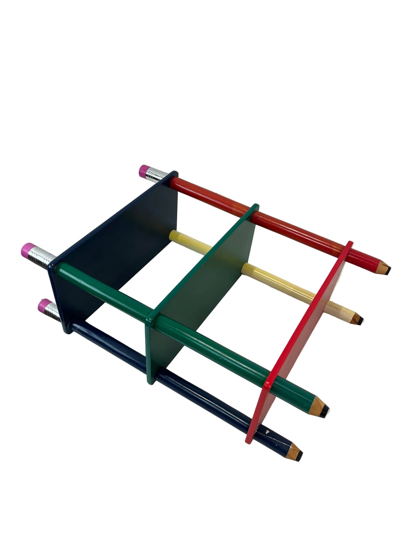 Colorful Pencil-Shaped Children's Bookcase Shelves (Pre-Loved)