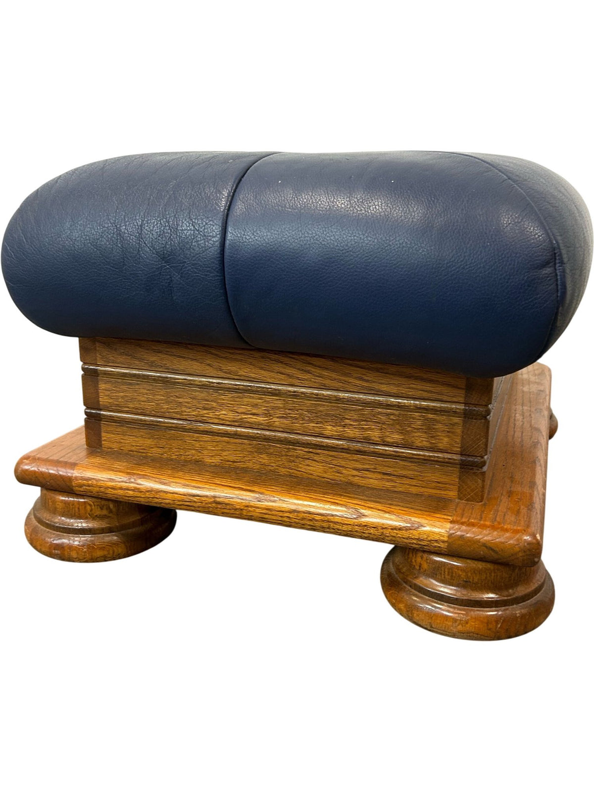Leather Ottoman Footstool (Pre-Loved)