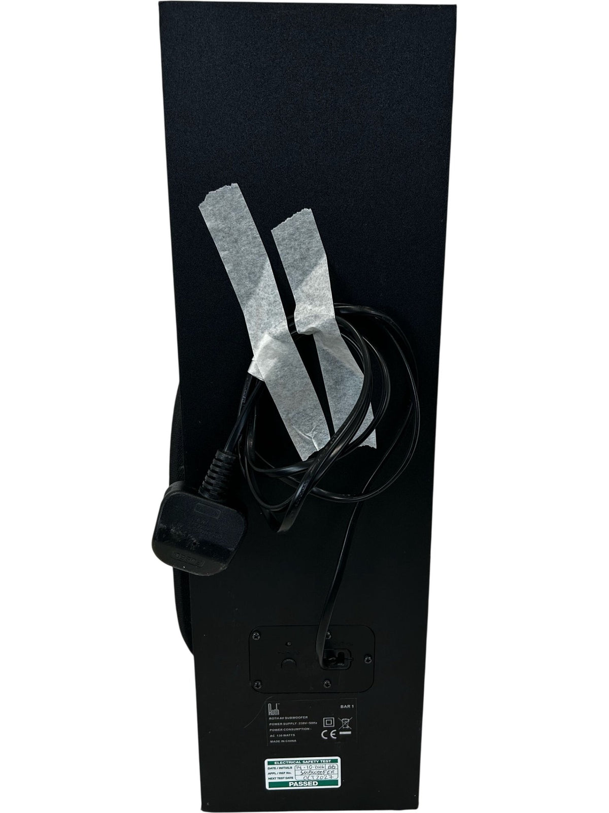 Roth BAR 1 Soundbar with Wireless Subwoofer & Manual Black (Pre-Loved)