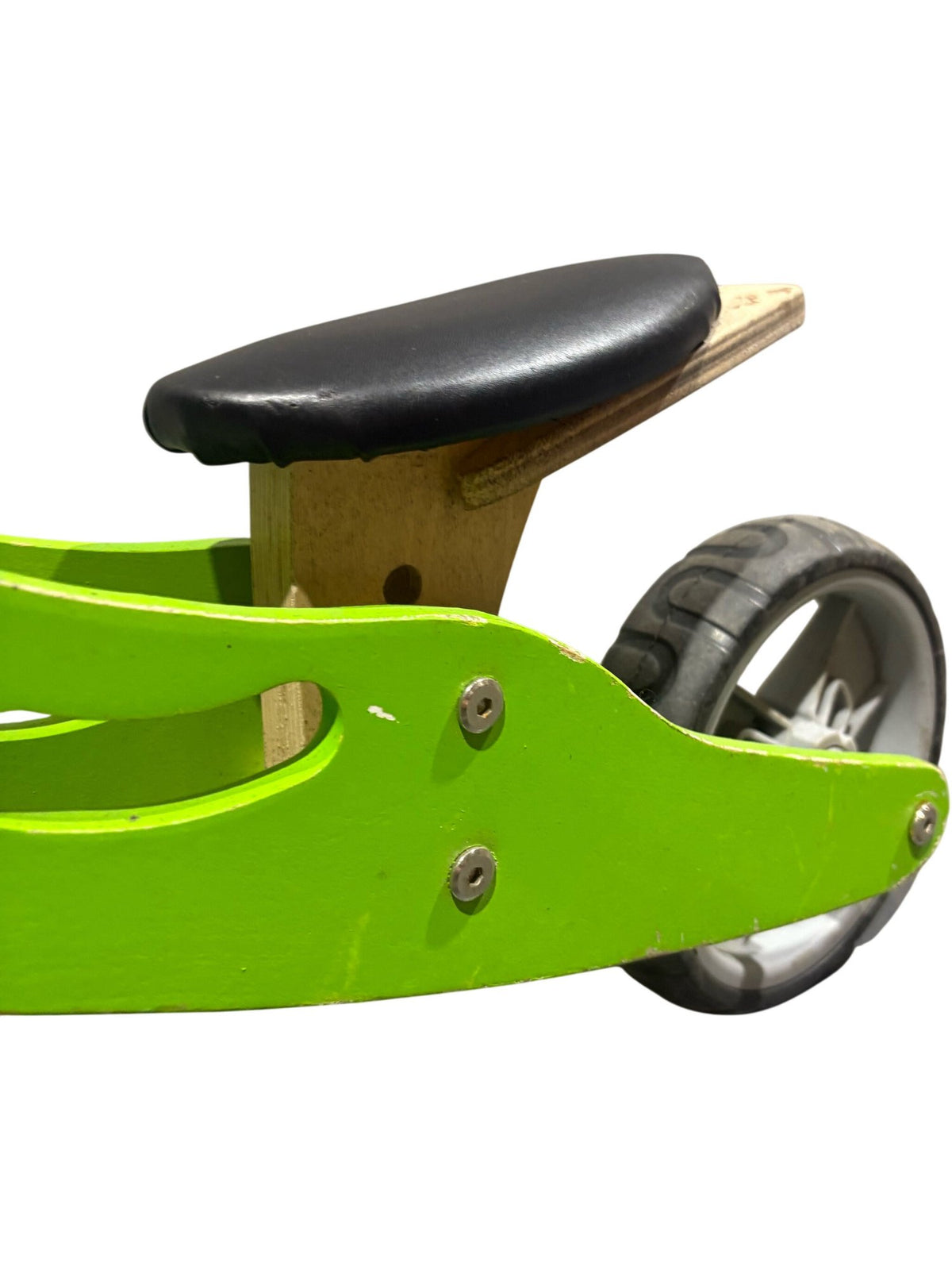 Serviced Wooden Balance Bike Green (Pre-Loved)