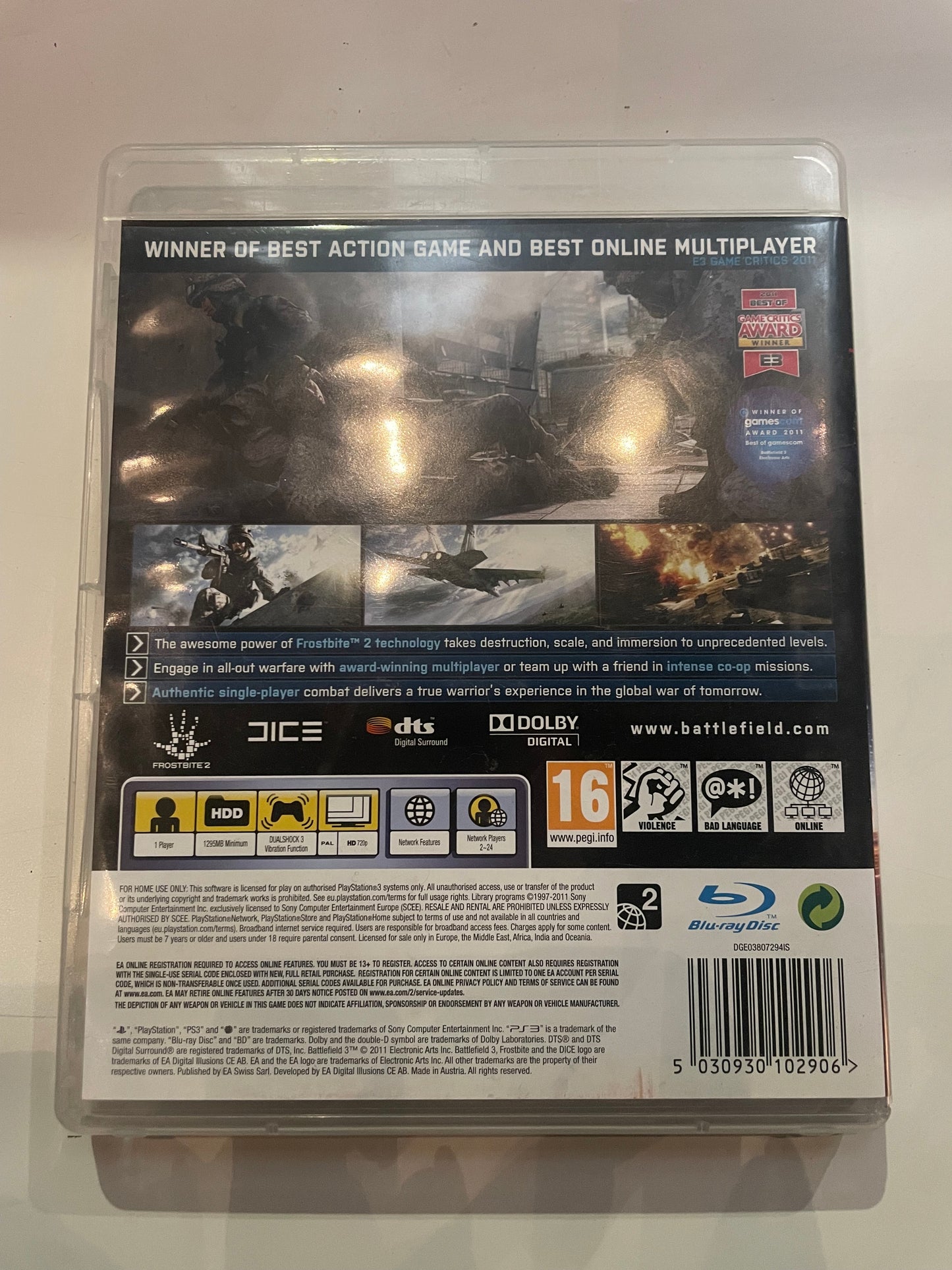 PS3 Battlefield 3 (Pre-Loved)