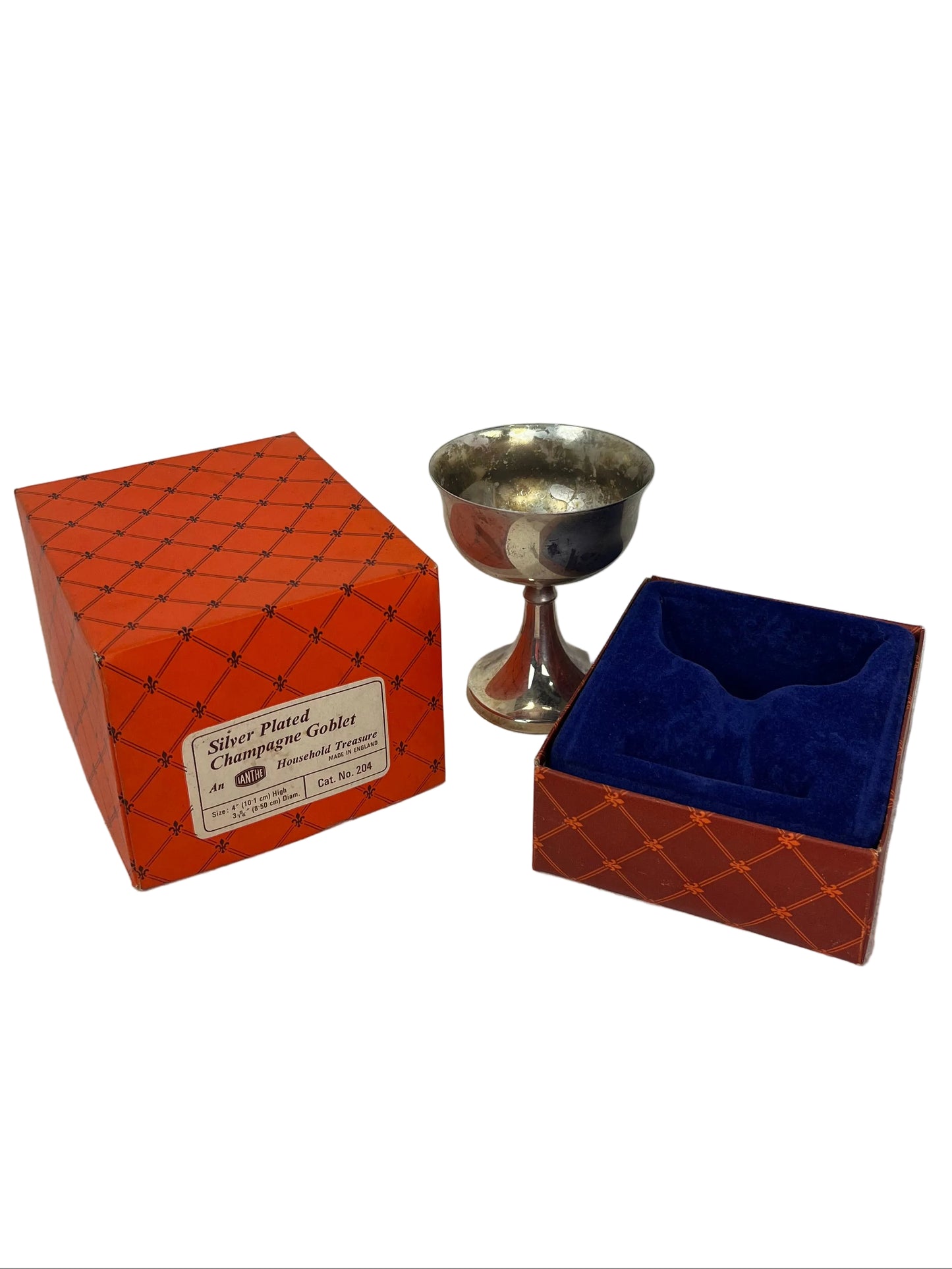Anther Silver Plated Champagne Goblet (Pre-Loved)