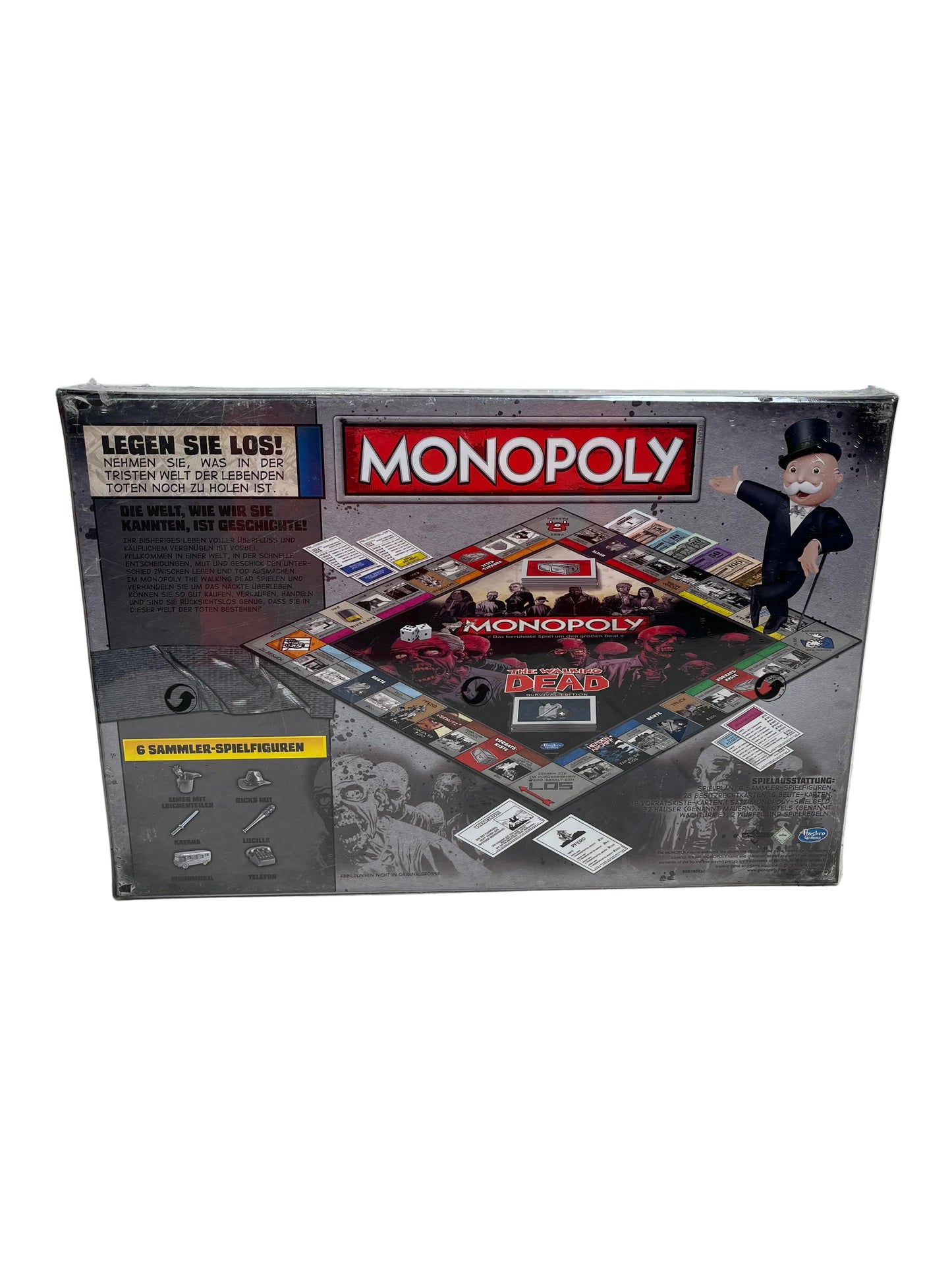 German Monopoly: The Walking Dead Survival Edition Board Game (Unused)