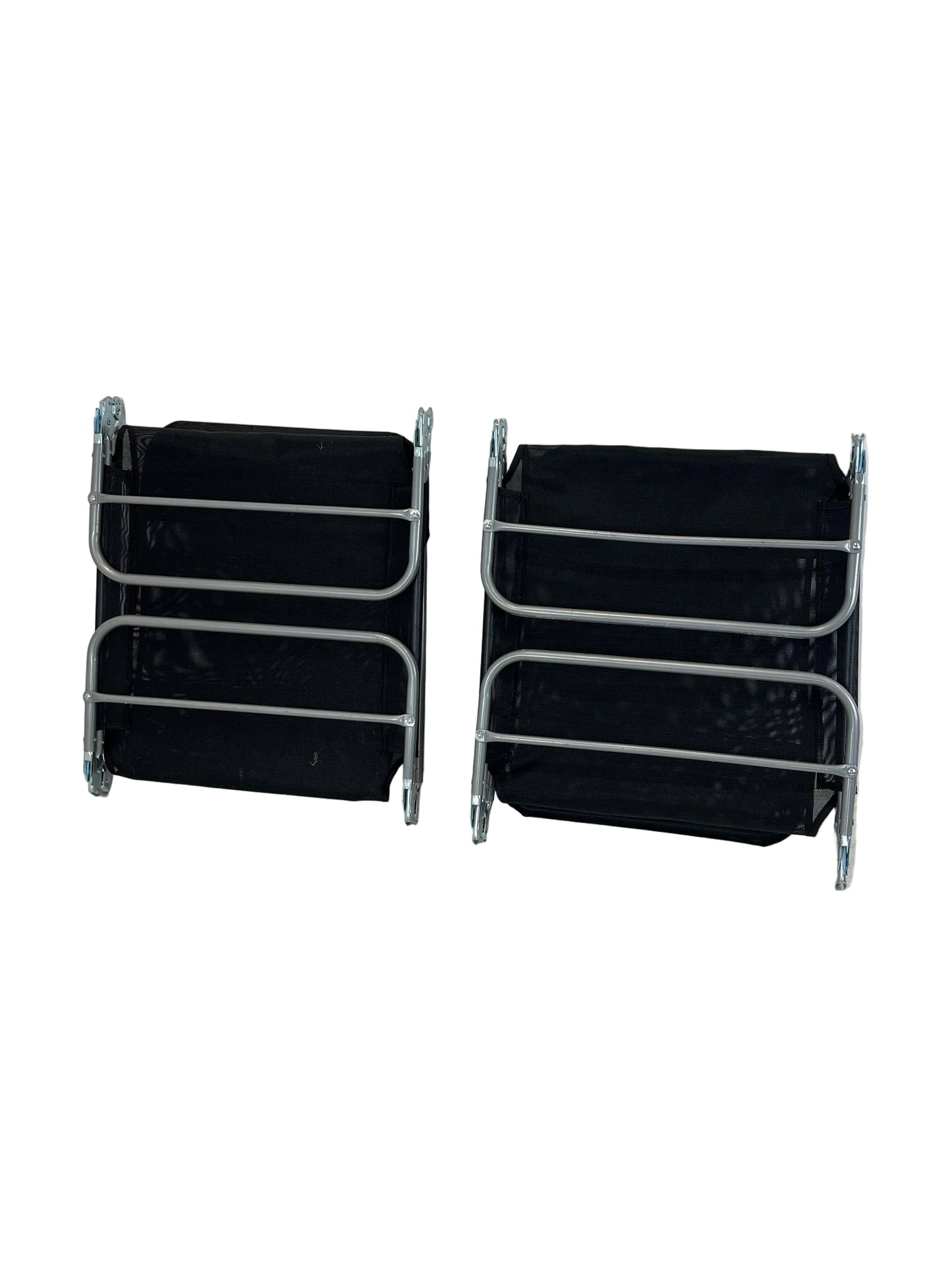 Set Of 2 Black Folding Sun Loungers (Pre-Loved)