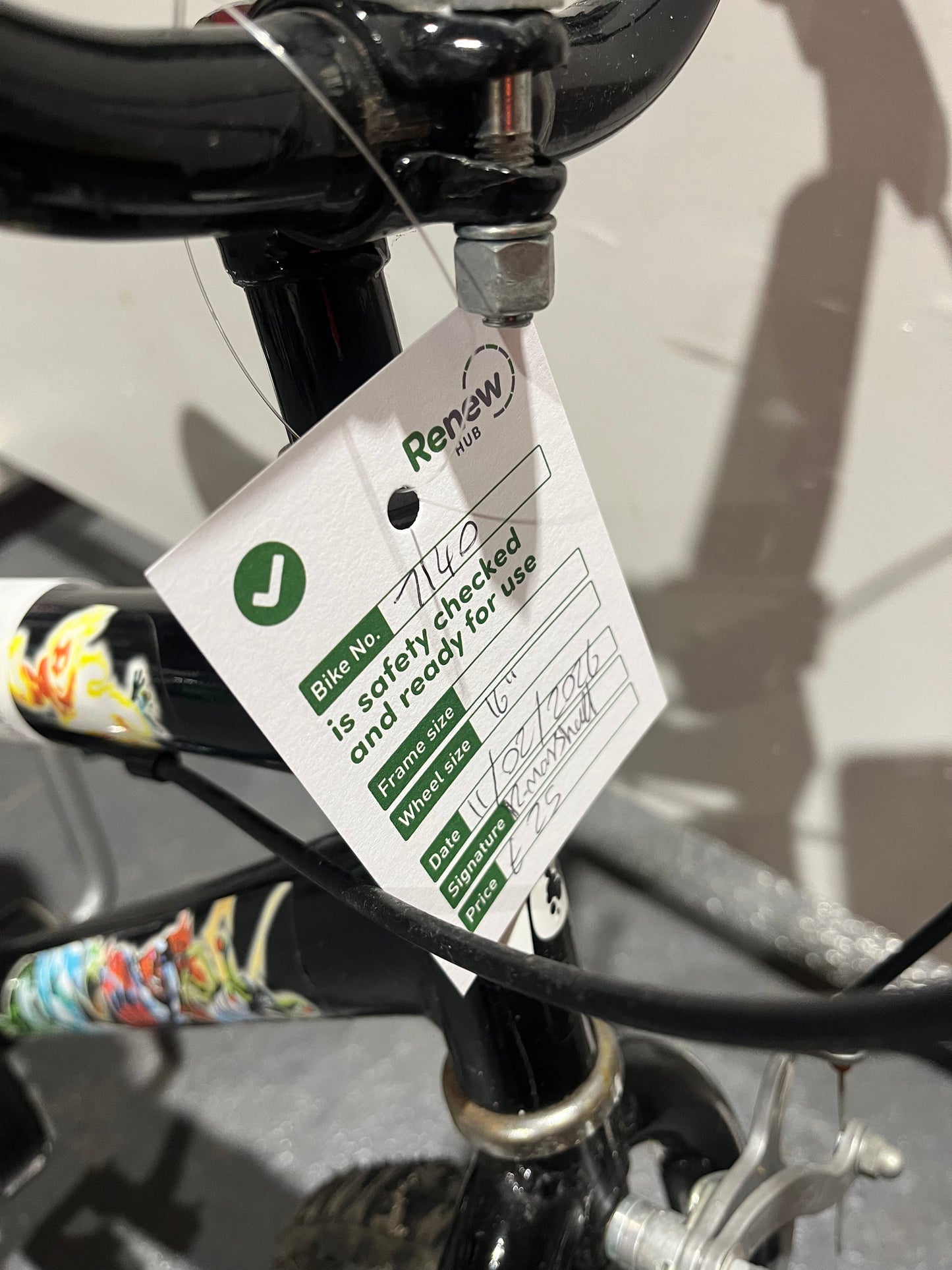 Ben 10 Black 16” Children’s Bike (Pre-Loved)