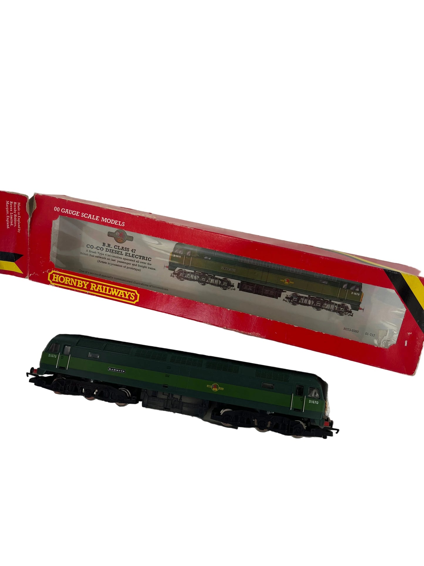 Hornby OO Gauge Scale Model Class 47 D1670 Railway Locomotive (Pre-Loved)