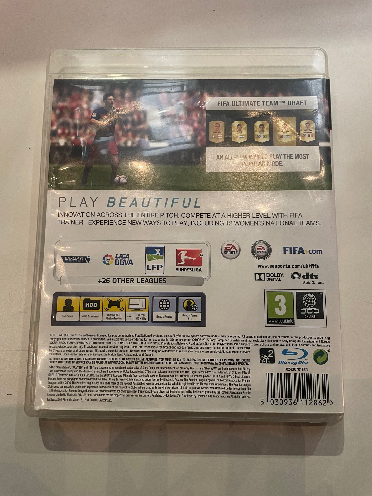 PS3 FIFA 16 (Pre-Loved)