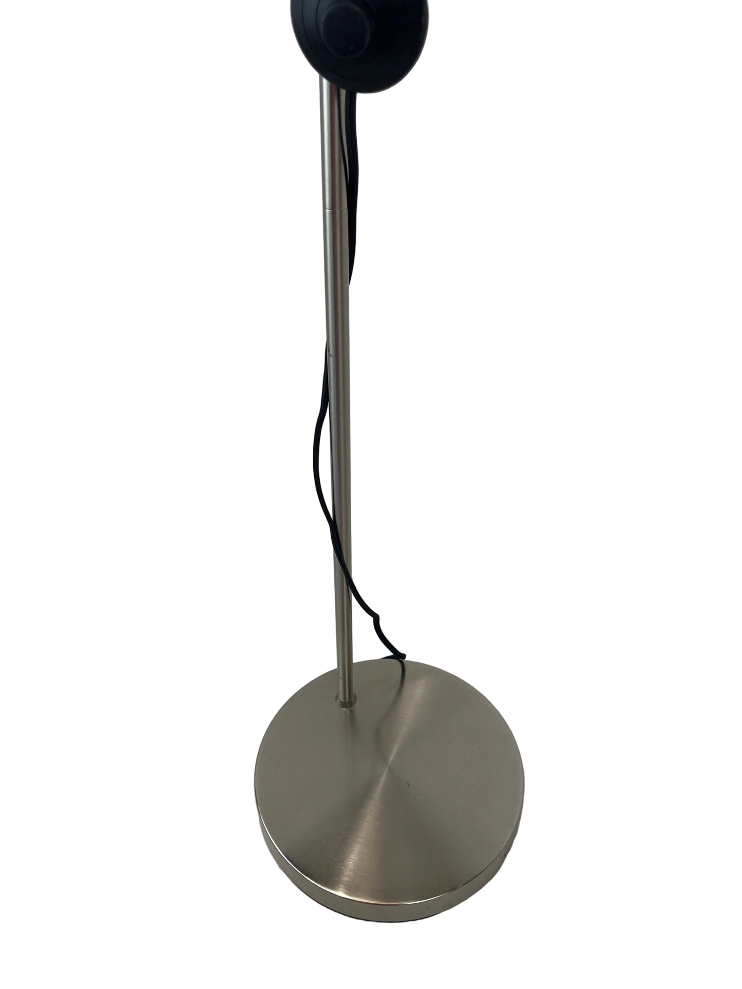 Silver Dark Glass Shade Floor Lamp (Pre-Loved)
