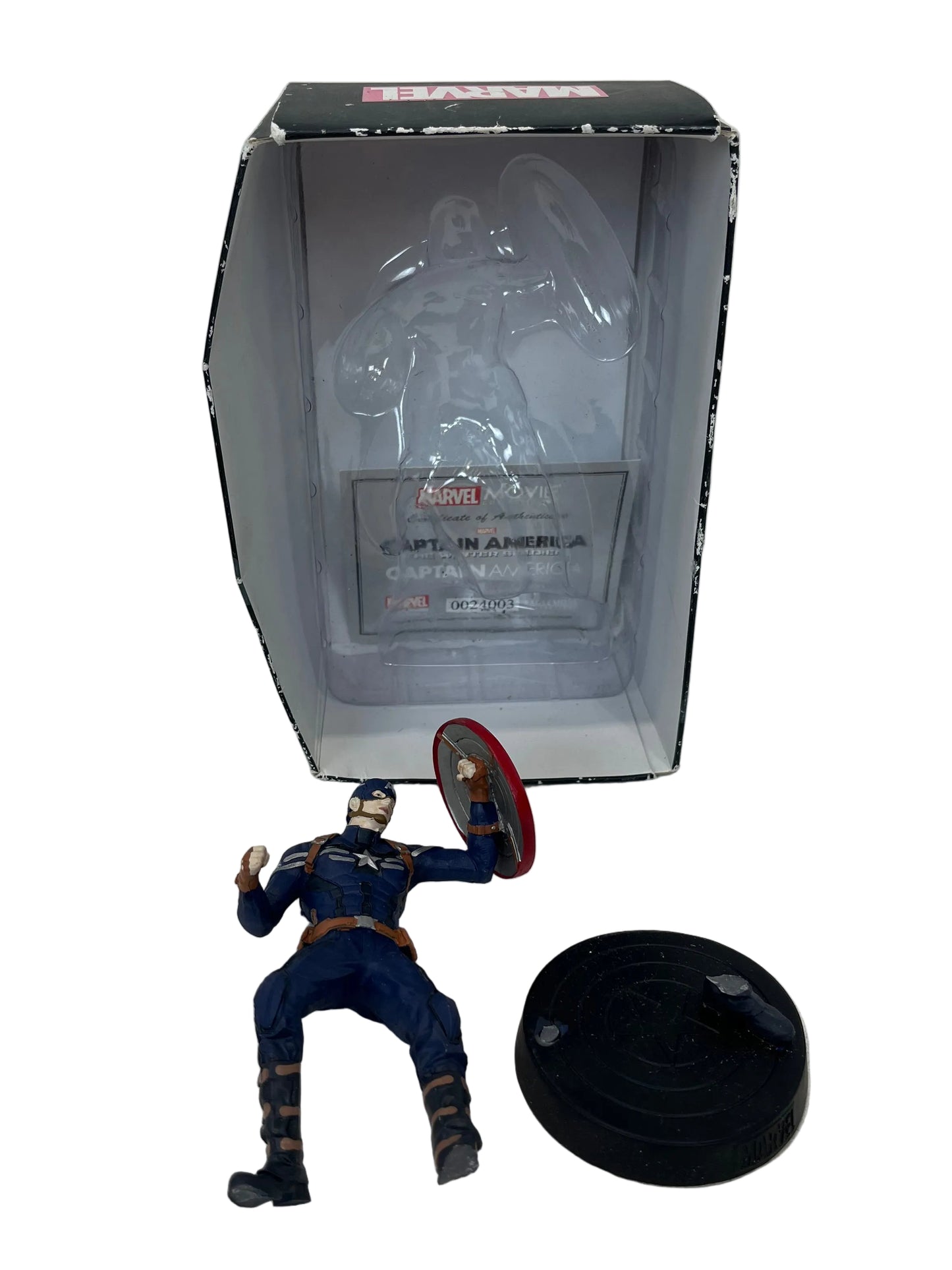 Captain America The Winter Soldier Eaglemoss Marvel Movie Collection Figurine (Pre-Loved)