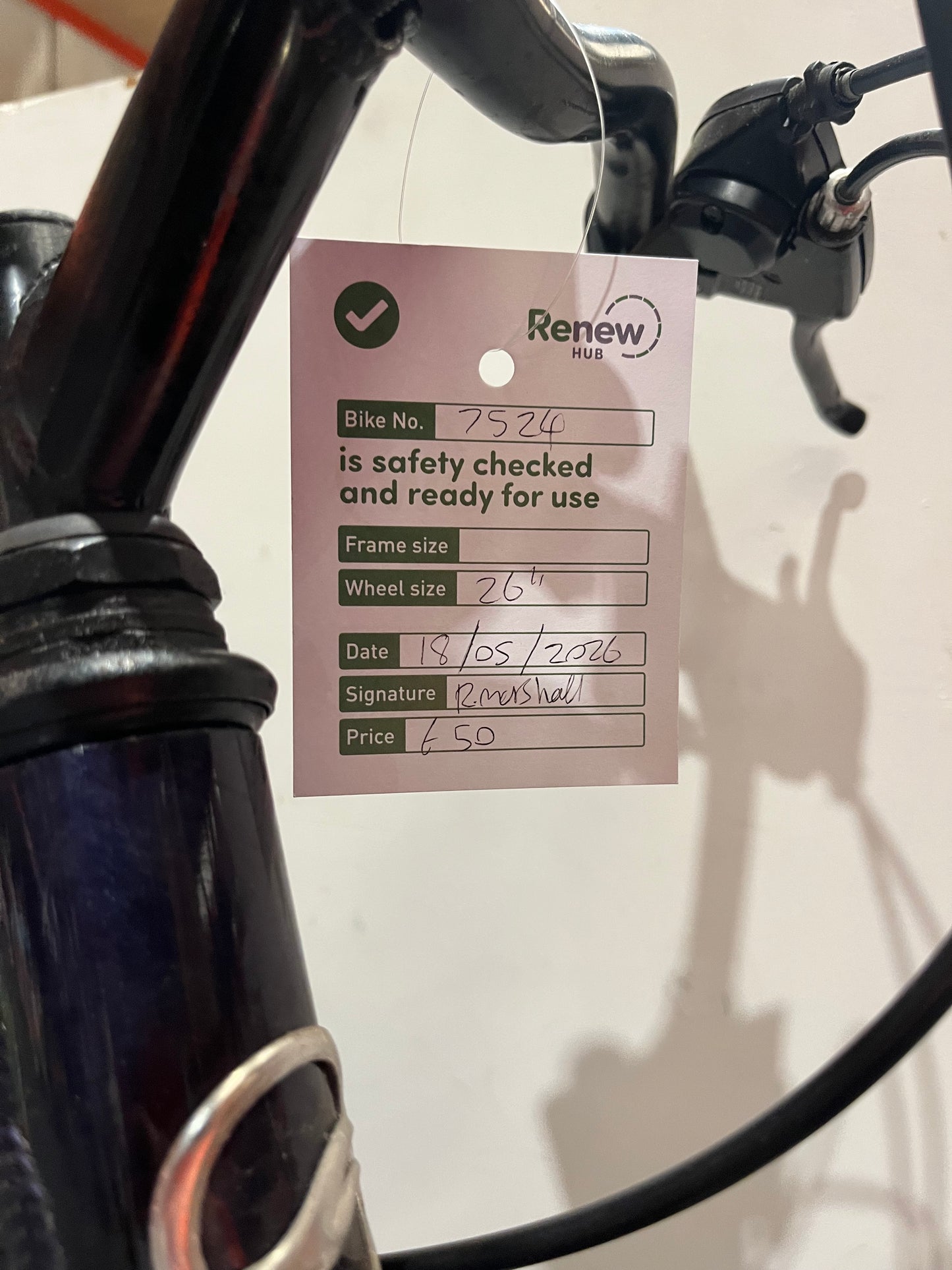 Giant Blue Silver 26" Bike (Pre-Loved)
