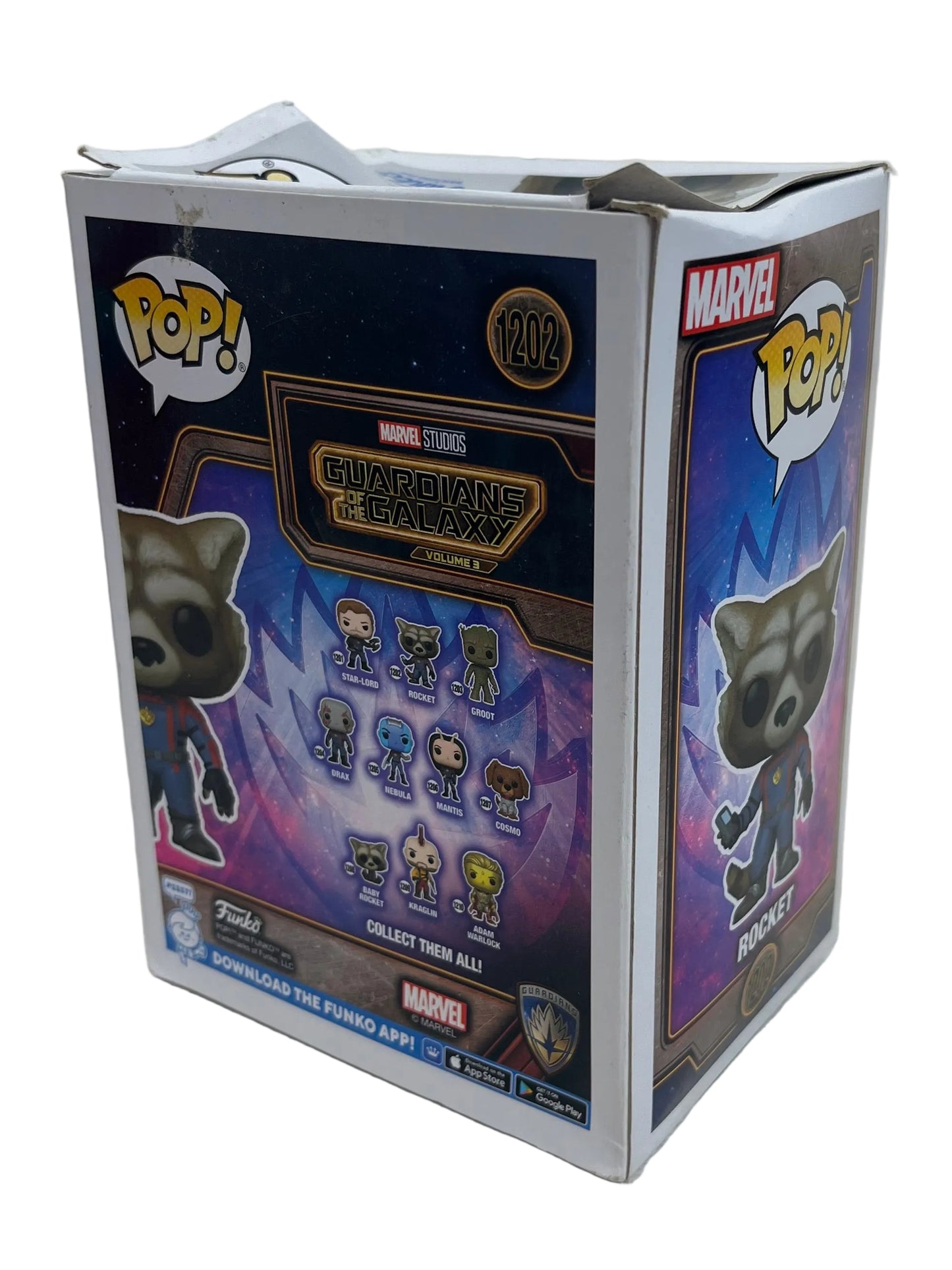 Funko POP! Marvel Guardians Of The Galaxy Rocket 1202 Figure (Pre-Loved)