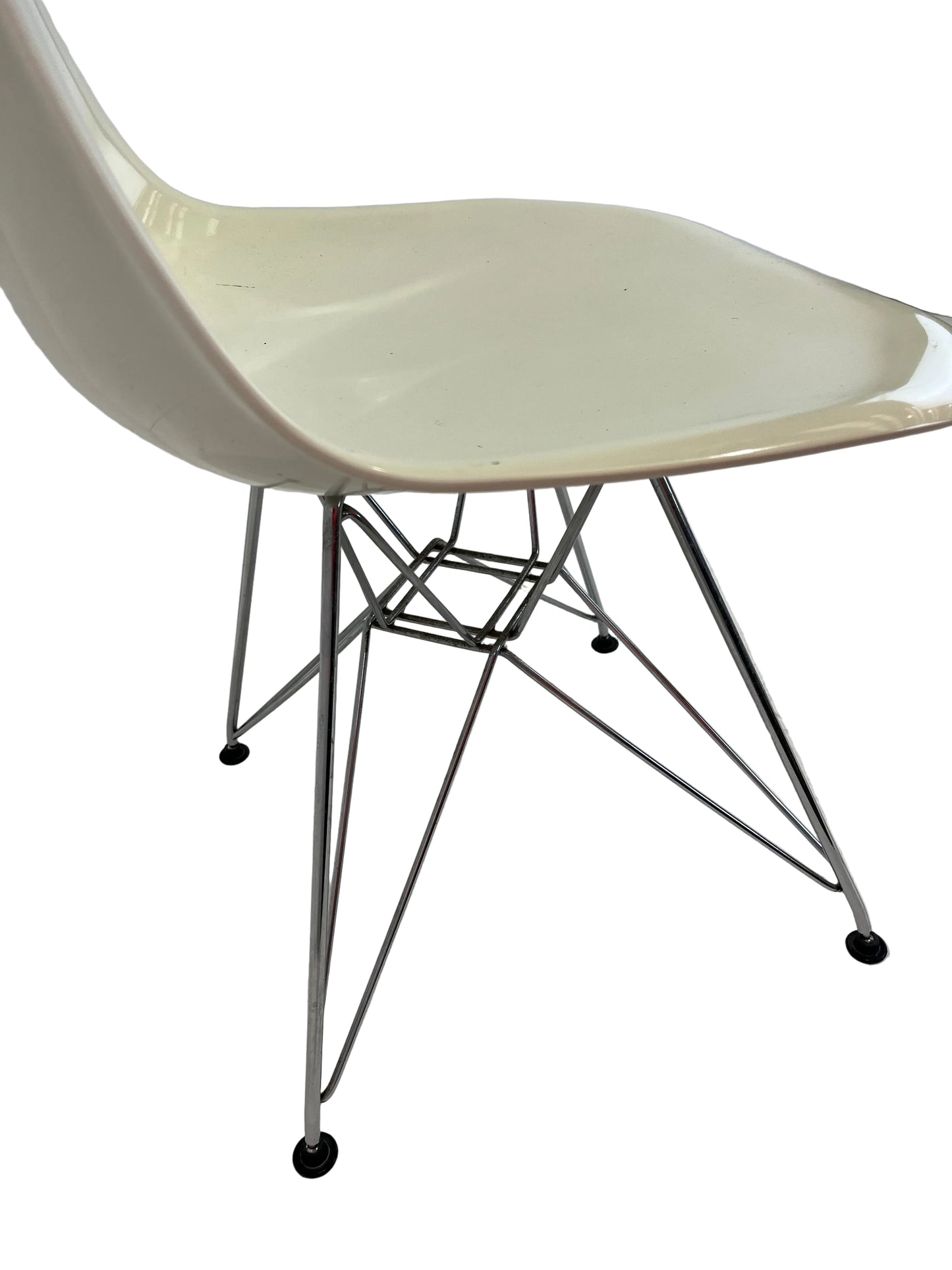 Cream Yellow Eames Style Side Chair (Pre-Loved)