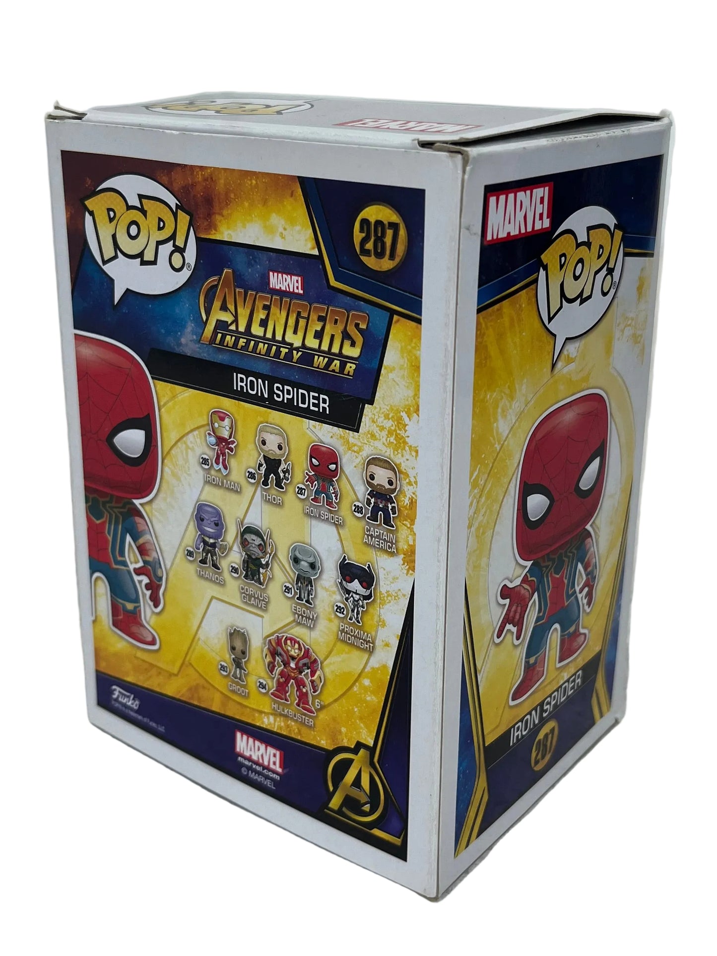 Funko POP! Avengers Infinity War Iron Spider 287 Figure (Pre-Loved)