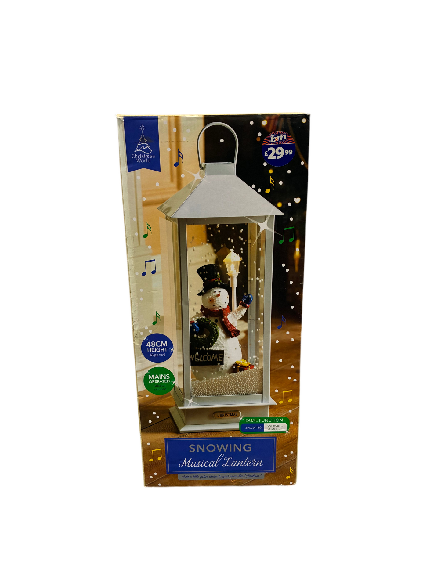 Snowing Musical Lantern (Pre-loved)