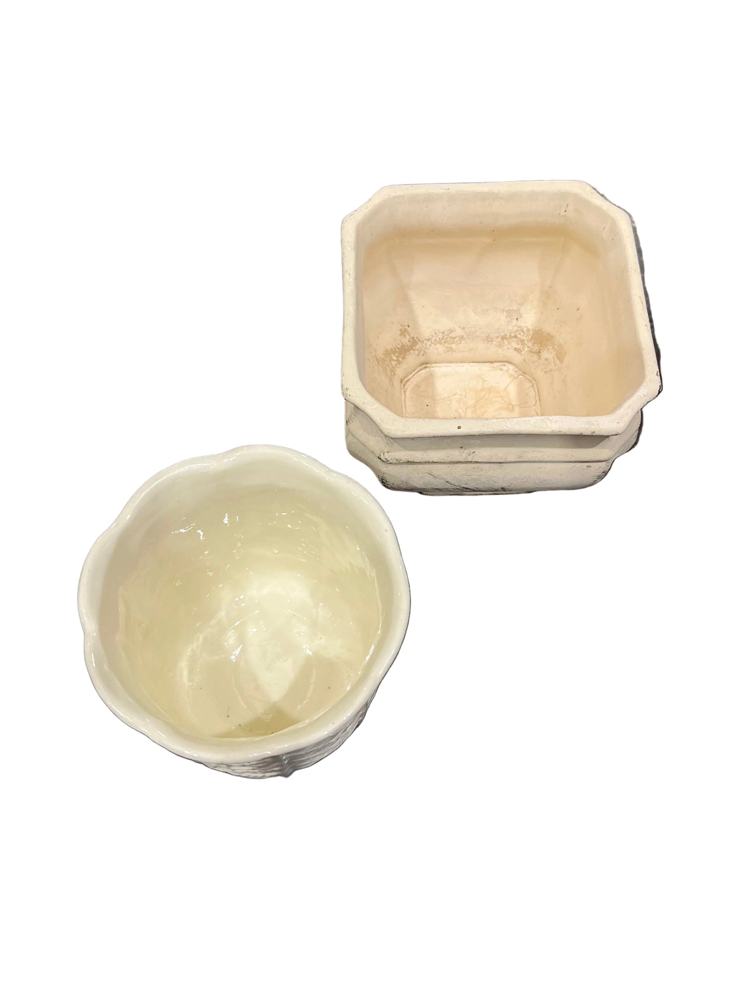 Vintage-Style Small Plant Pots (Pre-Loved)