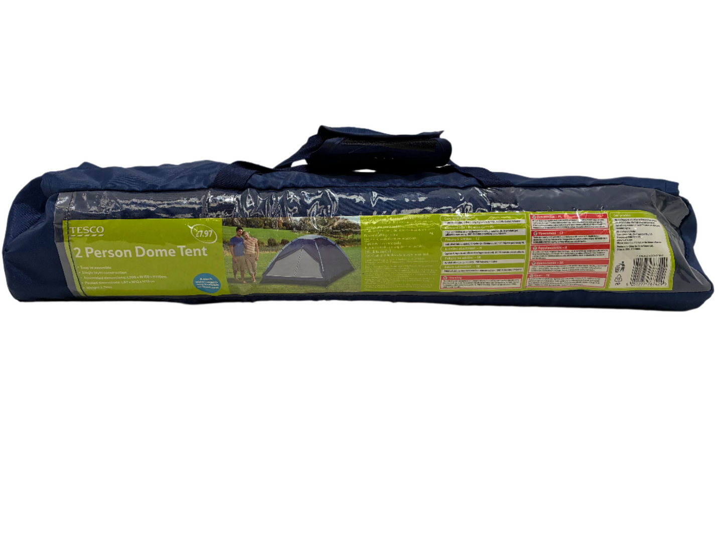 Tesco 2 Person Dome Tent Unchecked (Pre-loved)