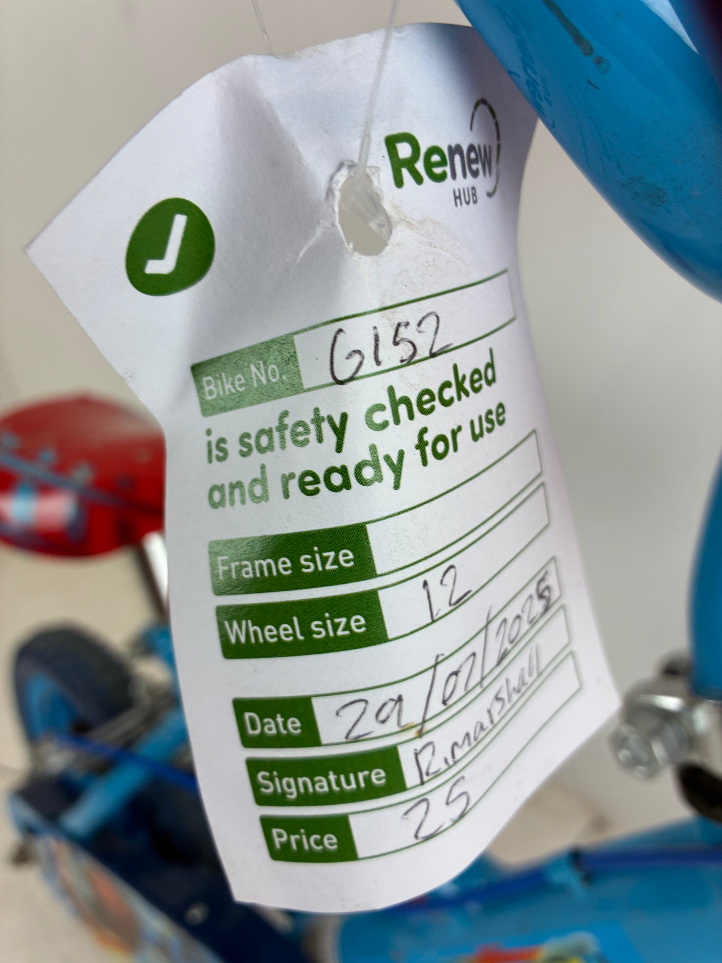 Thomas & Friends 12” Bike (Pre-loved)