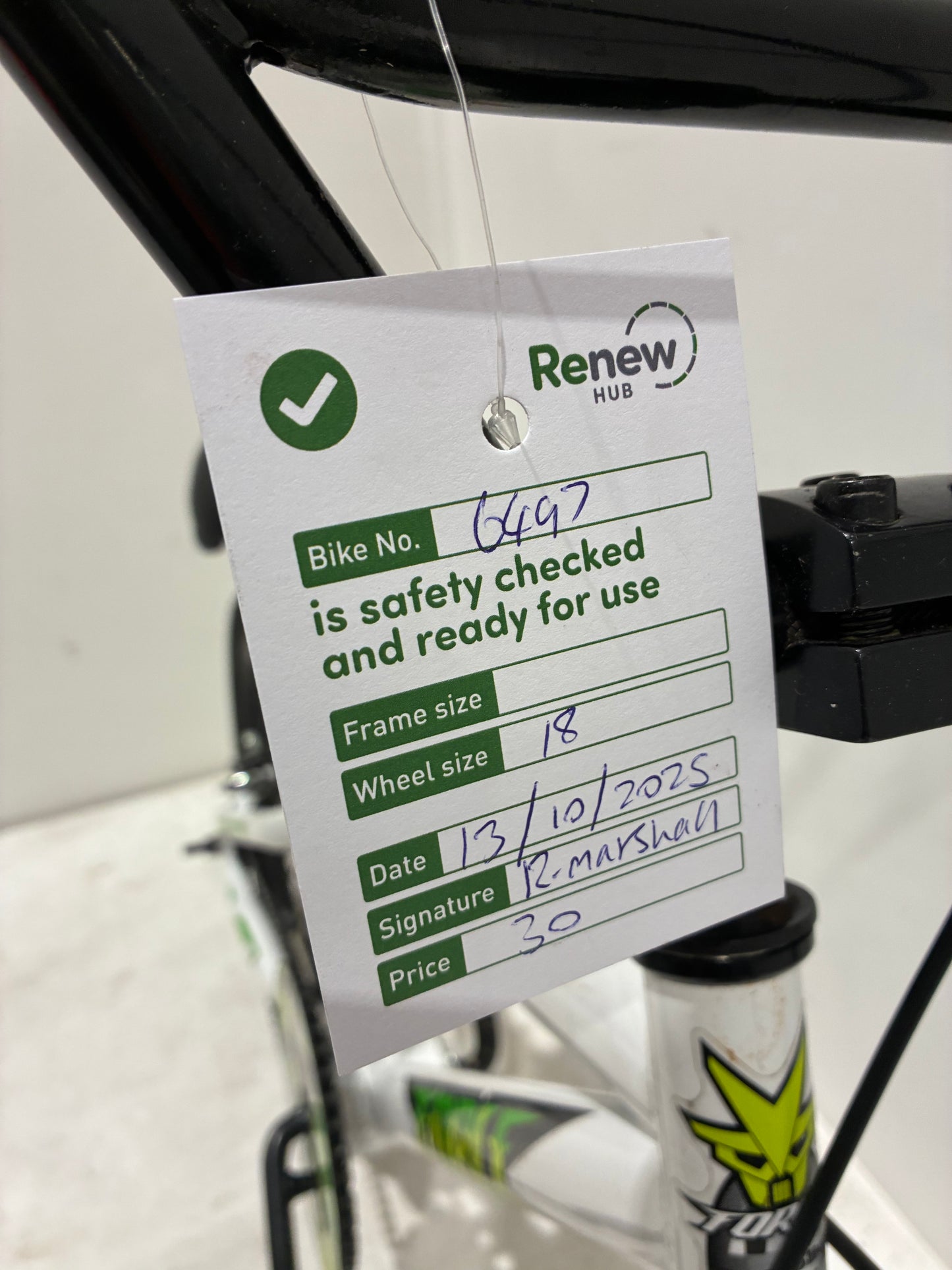 Apollo Force 18” Bike (Pre-loved)