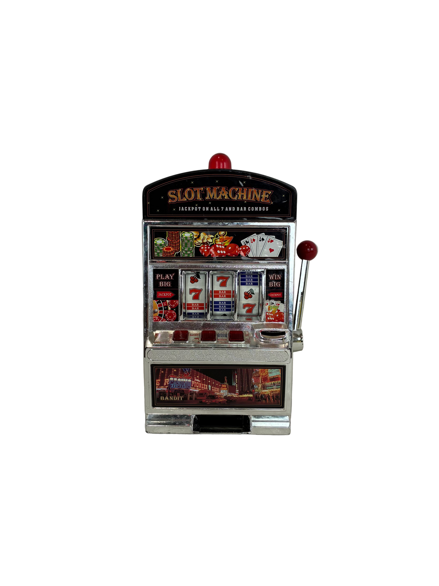 Novelty Slot Machine & Coin Bank (Pre-loved)