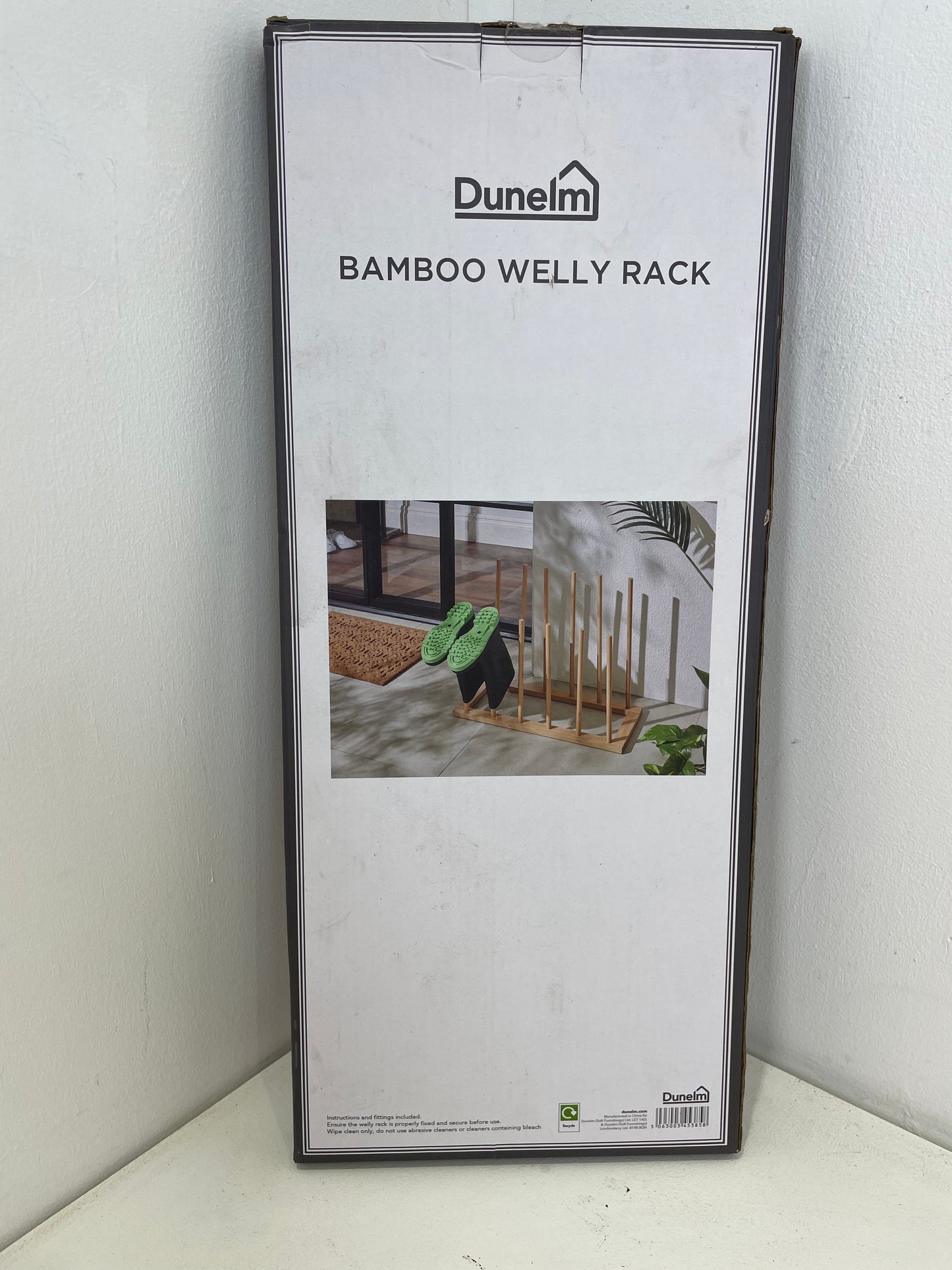 Dunelm Bamboo Welly Rack (New)