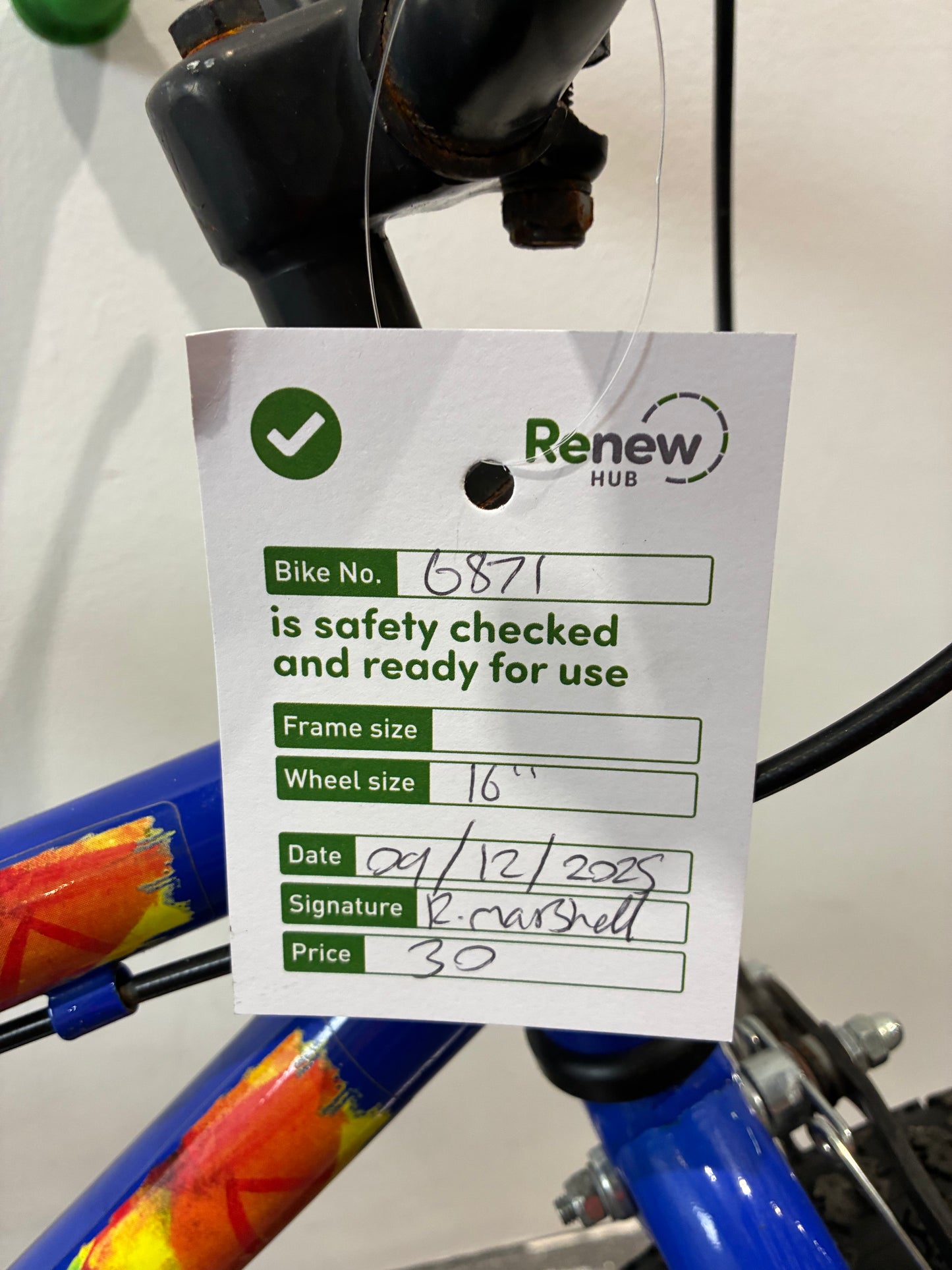 Apollo Fade 16” Bike (Pre-loved)